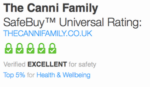 SafeBuy award The Canni Family with 5* Excellent on consumer trust indicator!
