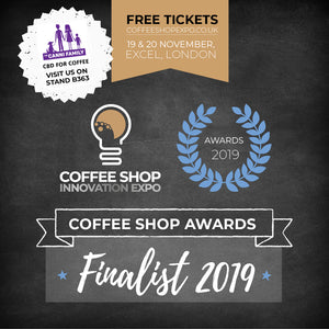 Our CBD for Coffee is up for an Innovation Award!